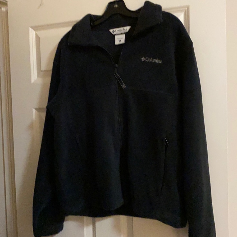 Columbia Fleece Navy Blue Jacket M